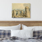 Afdrukken van onehenge canvas (Insitu (Slaapkamer))