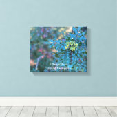 Afdrukken van Oregon Grape Canvas (Insitu (Houten vloer))