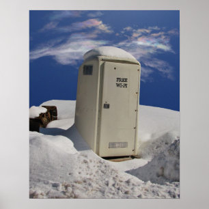 Afdrukken van OutHouse WiFi ~ Poster