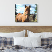 Afdrukken van paardencanvas (Insitu (Slaapkamer))