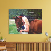 Afdrukken van paardevriendjesgedicht Stretched Can (Insitu (Woonkamer))