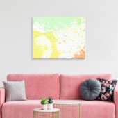 Afdrukken van pasta Splatter Wrapped Canvas (Insitu (Woonkamer))