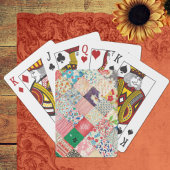 afdrukken van patchwork pokerkaarten