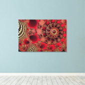 Afdrukken van rubber en gouden canvas (Insitu (Houten vloer))