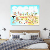 Afdrukken van SoCal Canvas (Insitu (Slaapkamer))