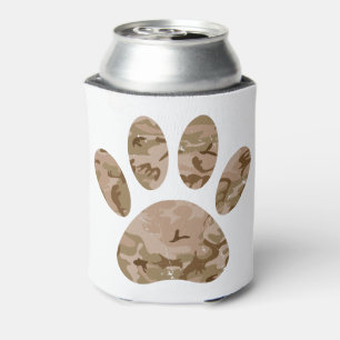 Afdrukken van speciale woestijn-camo dog pow blikjeskoeler