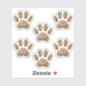 Afdrukken van speciale woestijn-camo dog pow sticker (Vel)