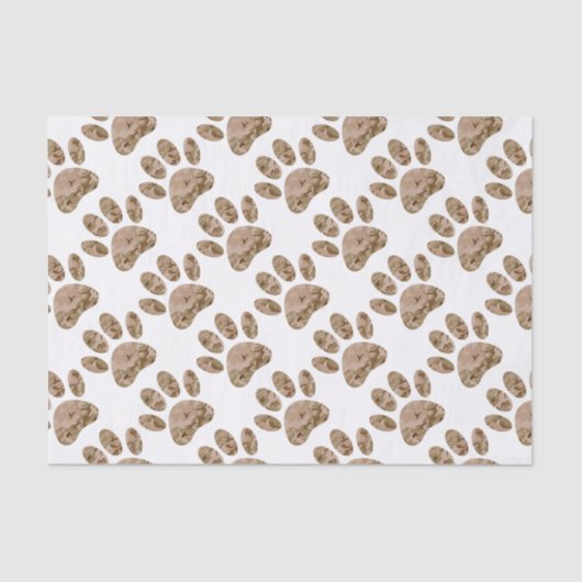 Afdrukken van speciale woestijn-camo dog pow tissuepapier (Voorkant)