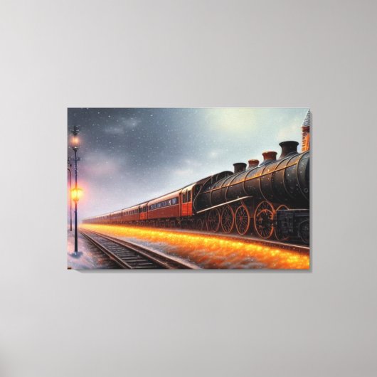Afdrukken van stoamlocomotief (Voorkant)