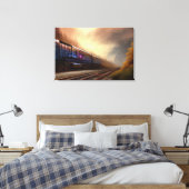 Afdrukken van stoamlocomotief (Insitu (Slaapkamer))