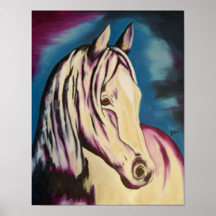 Afdrukken van Storm Fine Equestrian Art Poster