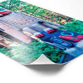 Afdrukken van totempool foto afdruk (Hoek)