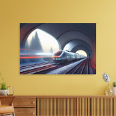 Afdrukken van treinbouwzeildoek (Insitu (Woonkamer))