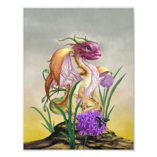 Afdrukken van Uien Dragon: 8.5x11 Foto Afdruk