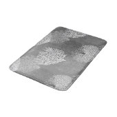 Afdrukken van ventilatorkoraal, schaduwen van zilv badmat (Gekanteld)