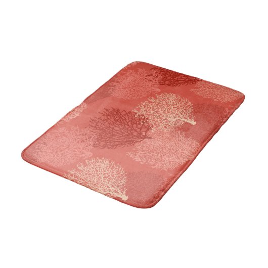 Afdrukken van ventilatorkoralen, schaduwen van kor badmat (Gekanteld)