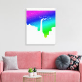 Afdrukken van verdraaid Canvas omhoog (Insitu (Woonkamer))