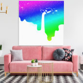 Afdrukken van verdraaid Canvas omhoog (Insitu (Woonkamer))