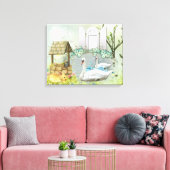 Afdrukken van verrekend Canvas (Insitu (Woonkamer))