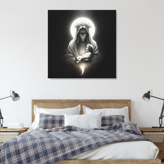 Afdrukken van verrekend Canvas (Insitu (Slaapkamer))