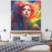 Afdrukken van verrekend Canvas (Insitu (Slaapkamer))