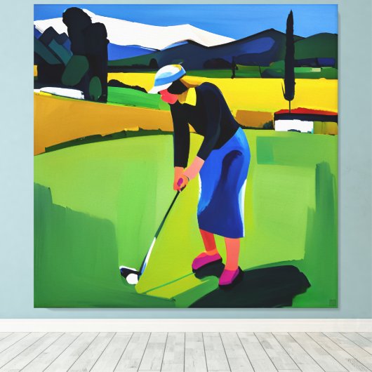 Afdrukken van verrekend Canvas (Insitu (Houten vloer))