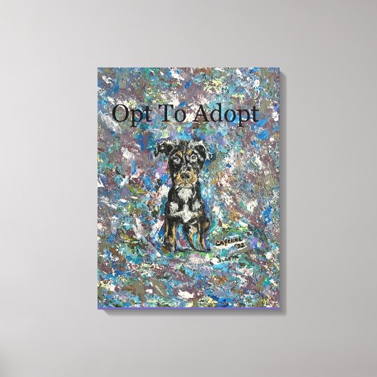 Afdrukken van verrekend Canvas (Voorkant)