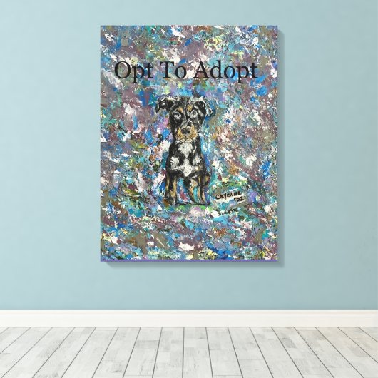 Afdrukken van verrekend Canvas (Insitu (Houten vloer))