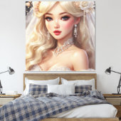 Afdrukken van verrekend Canvas (Insitu (Slaapkamer))