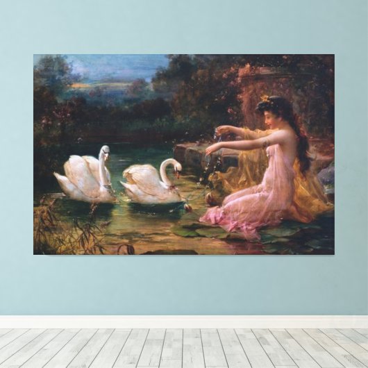 Afdrukken van verrekend Canvas (Insitu (Houten vloer))