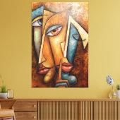 Afdrukken van verrekend Canvas (Insitu (Woonkamer))