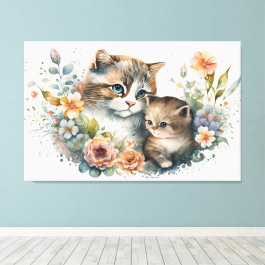 Afdrukken van verrekend Canvas (Insitu (Houten vloer))