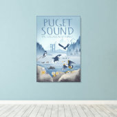 Afdrukken van verrekend Canvas (Insitu (Houten vloer))