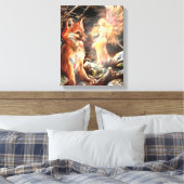 Afdrukken van verrekend Canvas (Insitu (Slaapkamer))