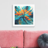 Afdrukken van verrekend Canvas (Insitu (Woonkamer))