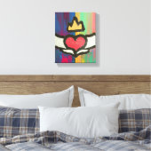 Afdrukken van verrekend Canvas (Insitu (Slaapkamer))