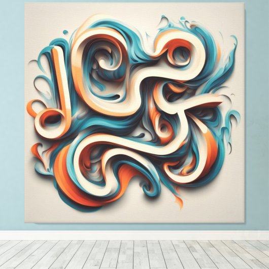 Afdrukken van verrekend Canvas (Insitu (Houten vloer))