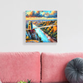 Afdrukken van verrekend Canvas (Insitu (Woonkamer))