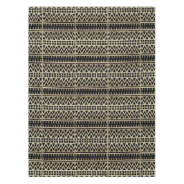 Afdrukken van zwarte en gouden Afrikaanse modder Tafelkleed