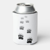 Afdrukken verloop zwart Beer Blikjeskoeler (Blikje Achterkant)