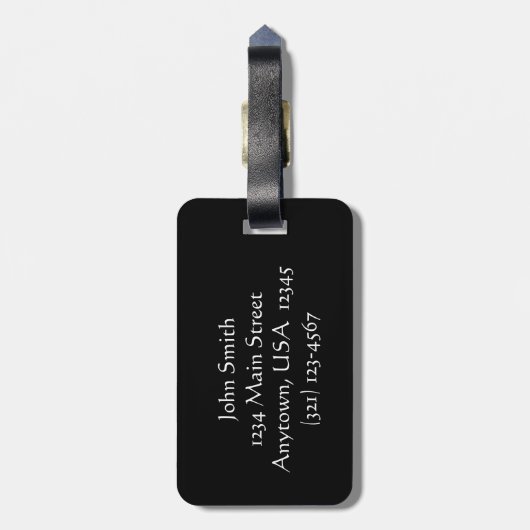 Afdrukken verven, Bagagelabels aanpassen (Achterkant verticaal)