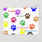 Afdrukken verven briefkaart (Voorkant)