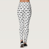 Afdrukken verven leggings (Achterkant)