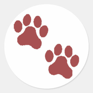 Afdrukken verven ronde sticker