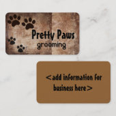 Afdrukken verven visitekaartje (Voorkant / Achterkant)