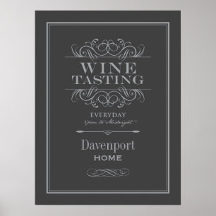 Afdrukken voor aangepaste wijntest - Home Decor Poster