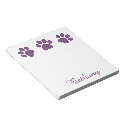 Afdrukken voor afspeelbare honden voor Hondenliefh Notitieblok (Schuin)