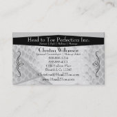 Afdrukken voor Cool- en Chic-snakeskin Visitekaartje (Achterkant)