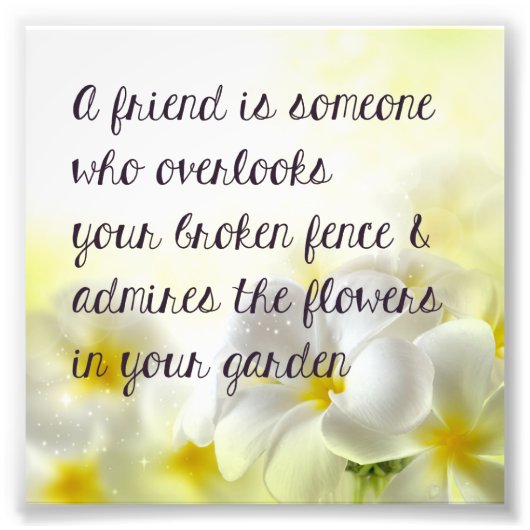 Afdrukken vriendenprijsopgave foto afdruk (Voorkant)