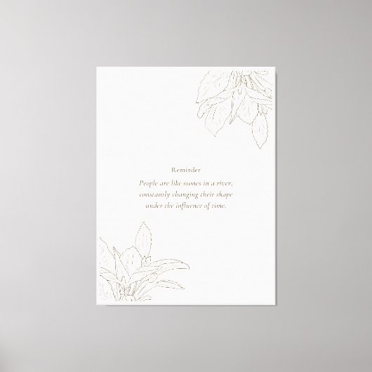 Afdrukken, waardepapier (steen) canvas afdruk (Voorkant)